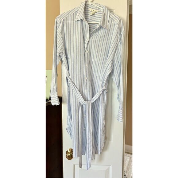 H&M Linen-blend shirt dress - Picture 1 of 9